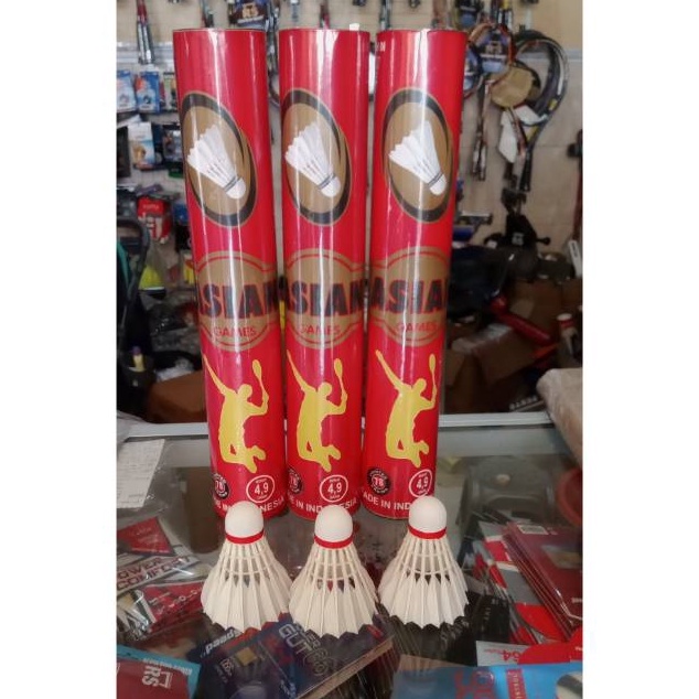 12.12 MALL Shuttlecock badminton asian games merah // kok badminton // kok bulutangkis asian games s