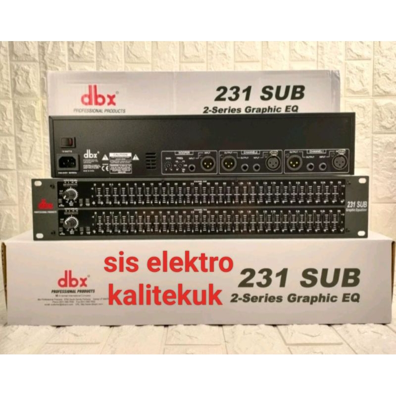Equalizer DBX 231 SUB dbx231sub