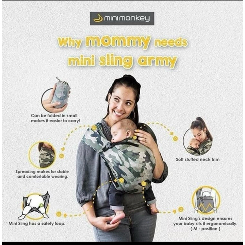 mini monkey sling preloved