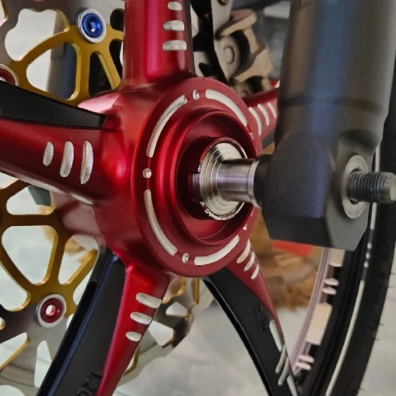 bosh tromol depan RCB  / v rossi mx king / vnd mx king pnp shock CB 150 R bosh stainless sett kanan 