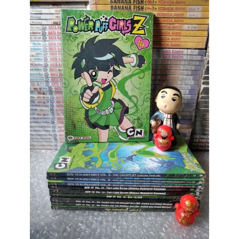 Komik Anak Berwarna Power Puff Girl / Spongebob Squarepants/Ben 10.