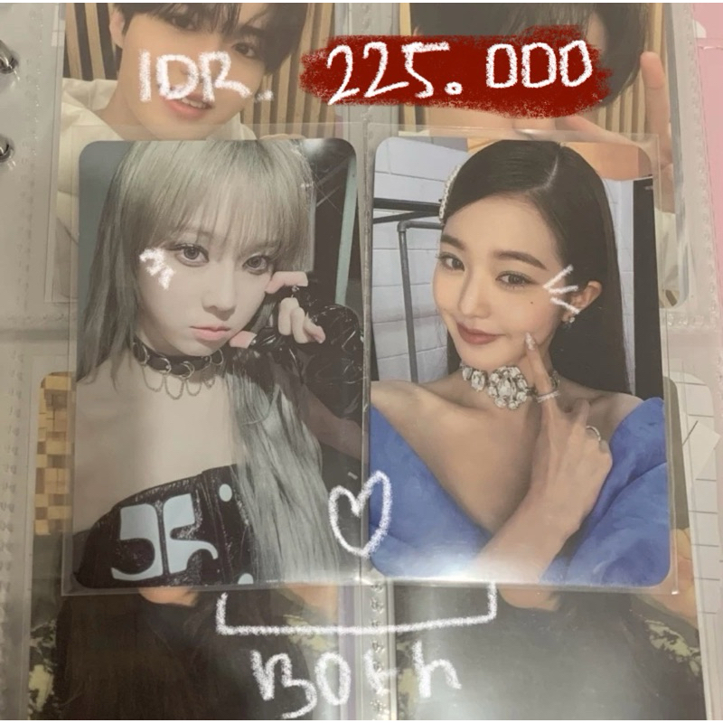 read desc. wts jang wonyoung photocard mmt my music taste love dive lodi benefit pob pair with winte