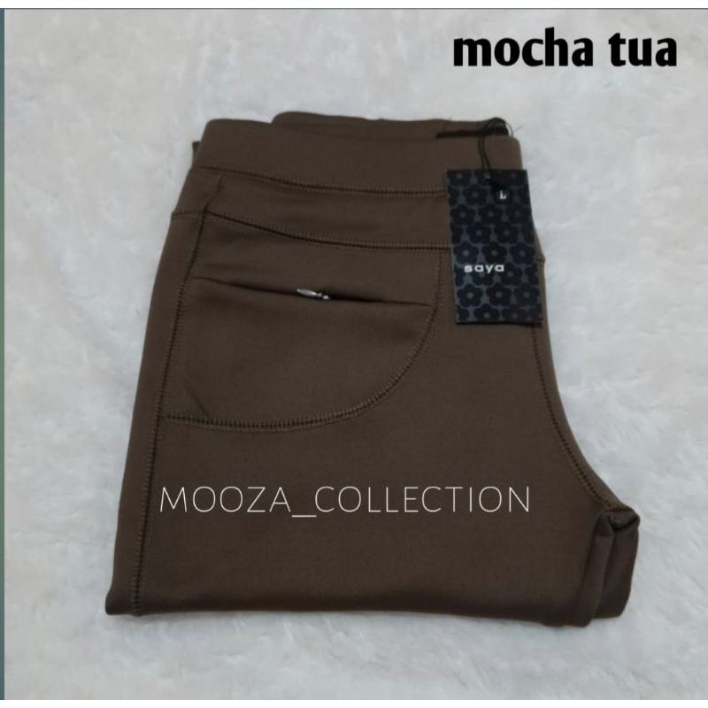 Celana panjang wanita bahan Scuba