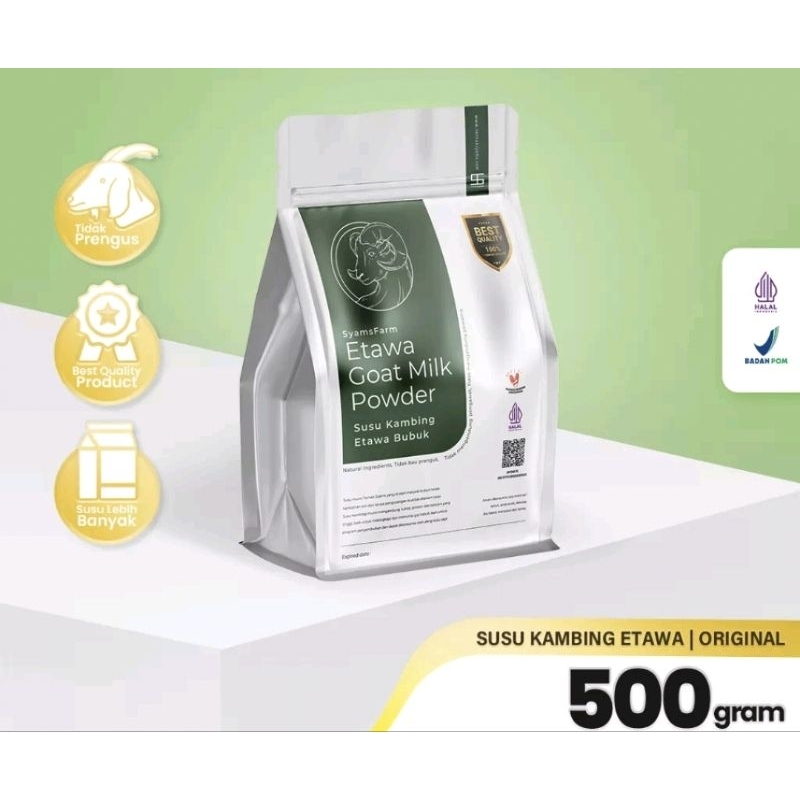 

Etawafood - Syamsfarm susu kambing etawa bubuk 500 gr
