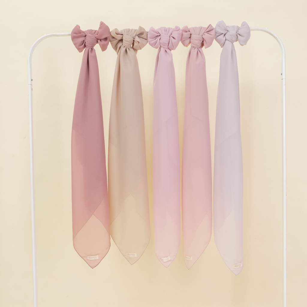 Azzahra Hijab kerudung segi empat polly cotton basic