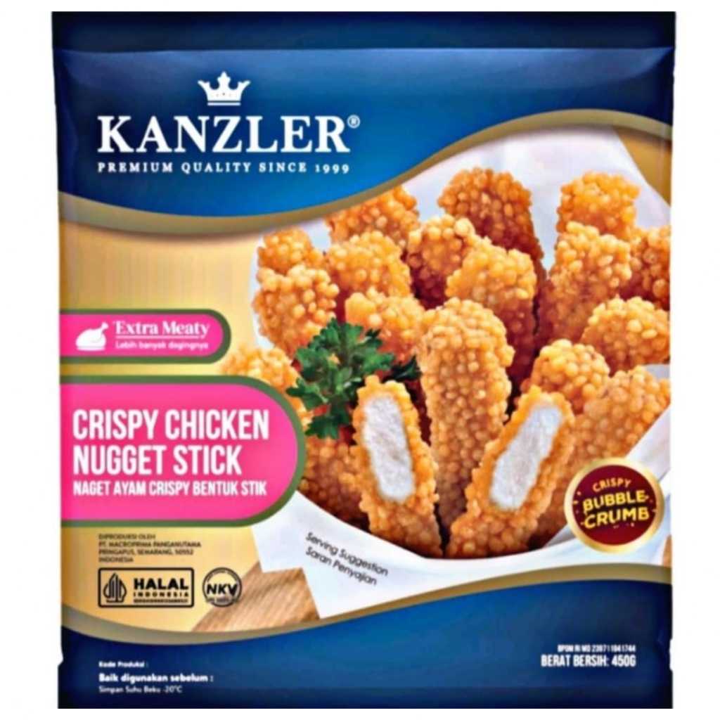 

Kanzler Crispy Chicken Nugget Stick 450gr