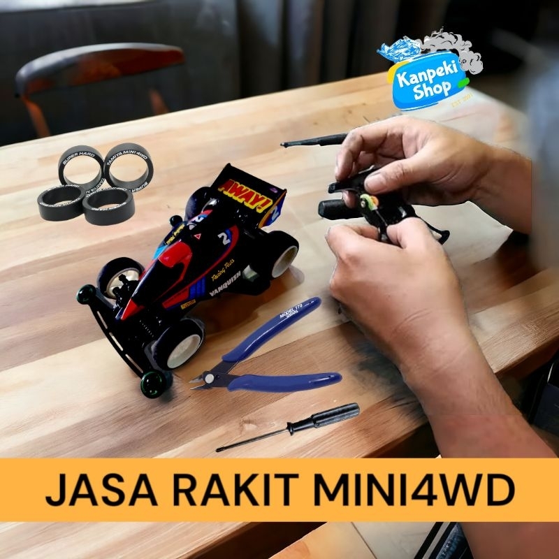 jasa rakit tamiya mini 4wd per buah