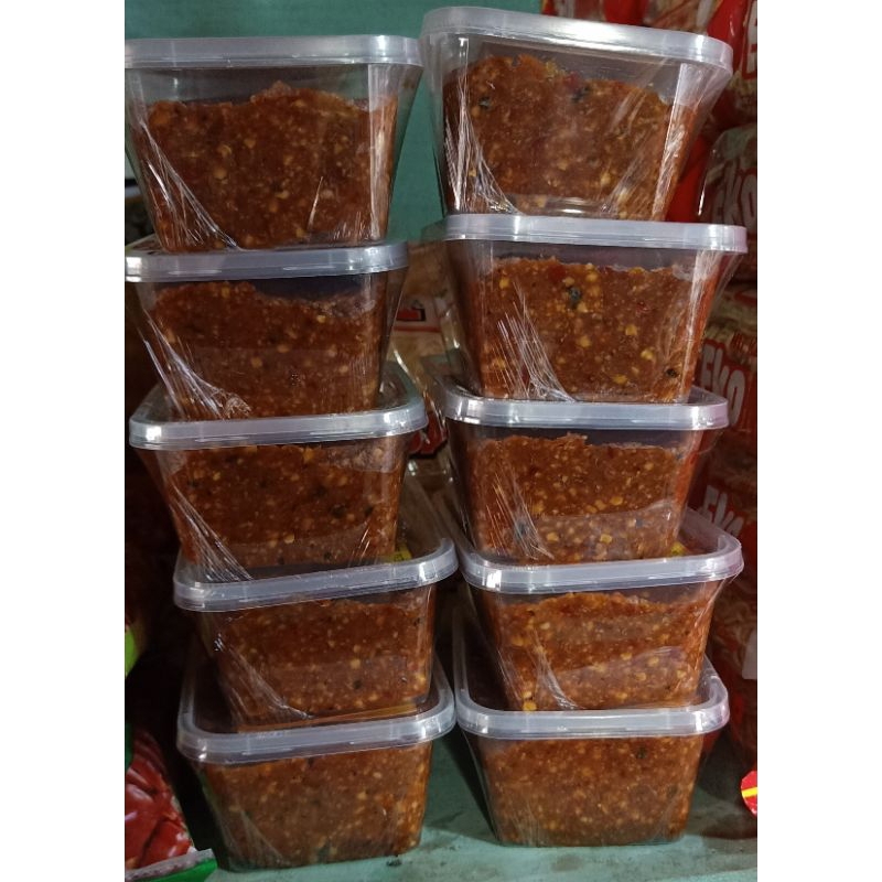 

BUMBU SAMBEL PECEL ASLI KEDIRI 250gr + Toples