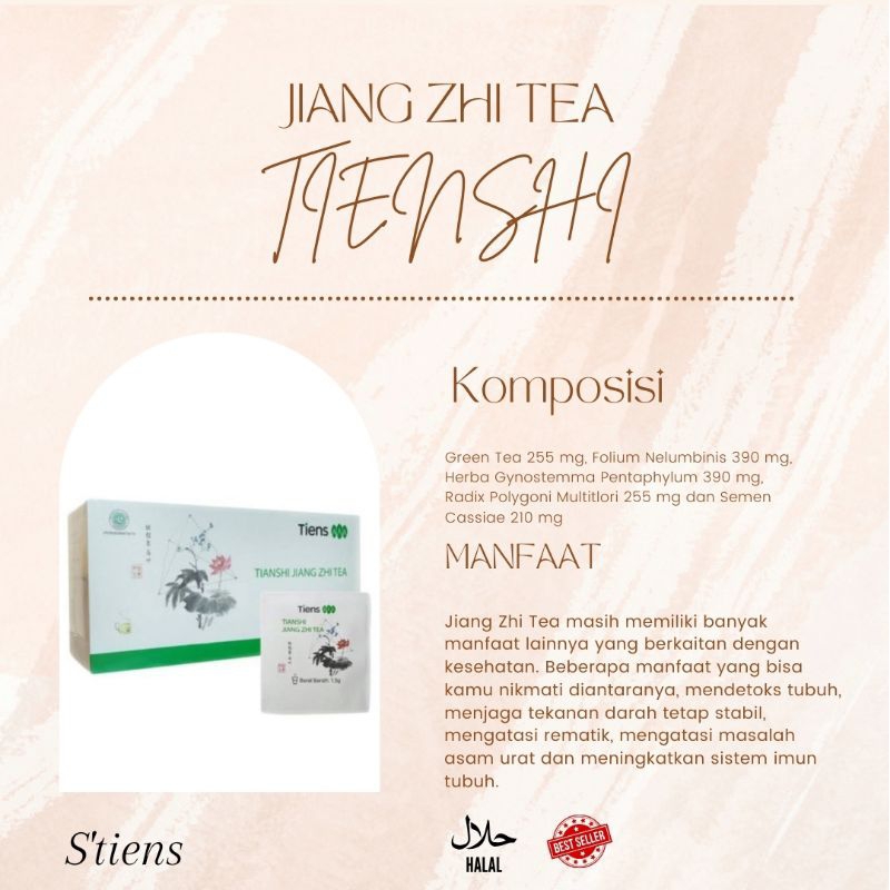 

[BEST PRODUCT] Jiang Zhi Tea Pelangsing Badan Herbal Obat Diet Jiang Zhi Tea Tiens Teh Penurun Berat Badan Ampuh