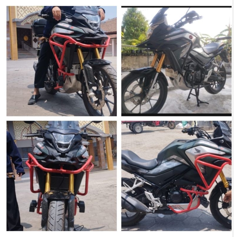 TUBULAR CB150X NEW 2023 NEW BORN TO EXPLORE CRASHBAR CB150X AKSESORIS HONDA CB150X