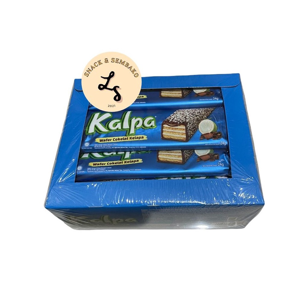 

St0k B4nyak Kalpa Wafer Coklat Kelapa Isi 12 @24gr