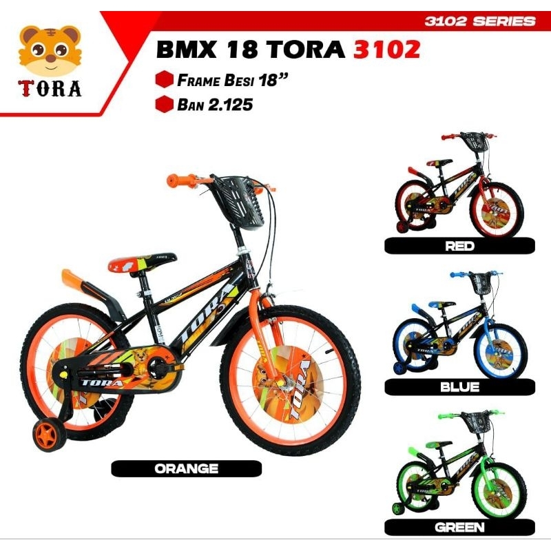 SEPEDA ANAK BMX 12 / 16 / 18 INCH CENTRUM BY PACIFIC 8625-3-8 / 322-3 TEBENG MUSIK LAMPU BAN JUMBO 3