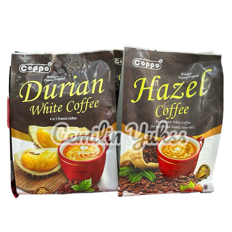 

Coppo White Coffee Durian Malaysia Penang Original 4in1 Premix Coffee