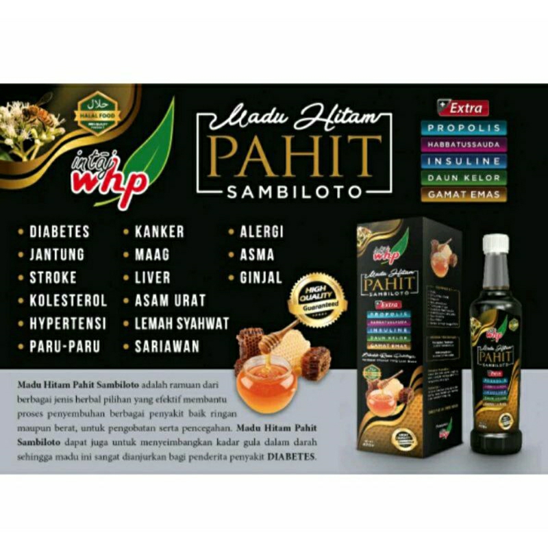 

MADU HITAM PAHIT PLUS GAMAT INTAJ WHP