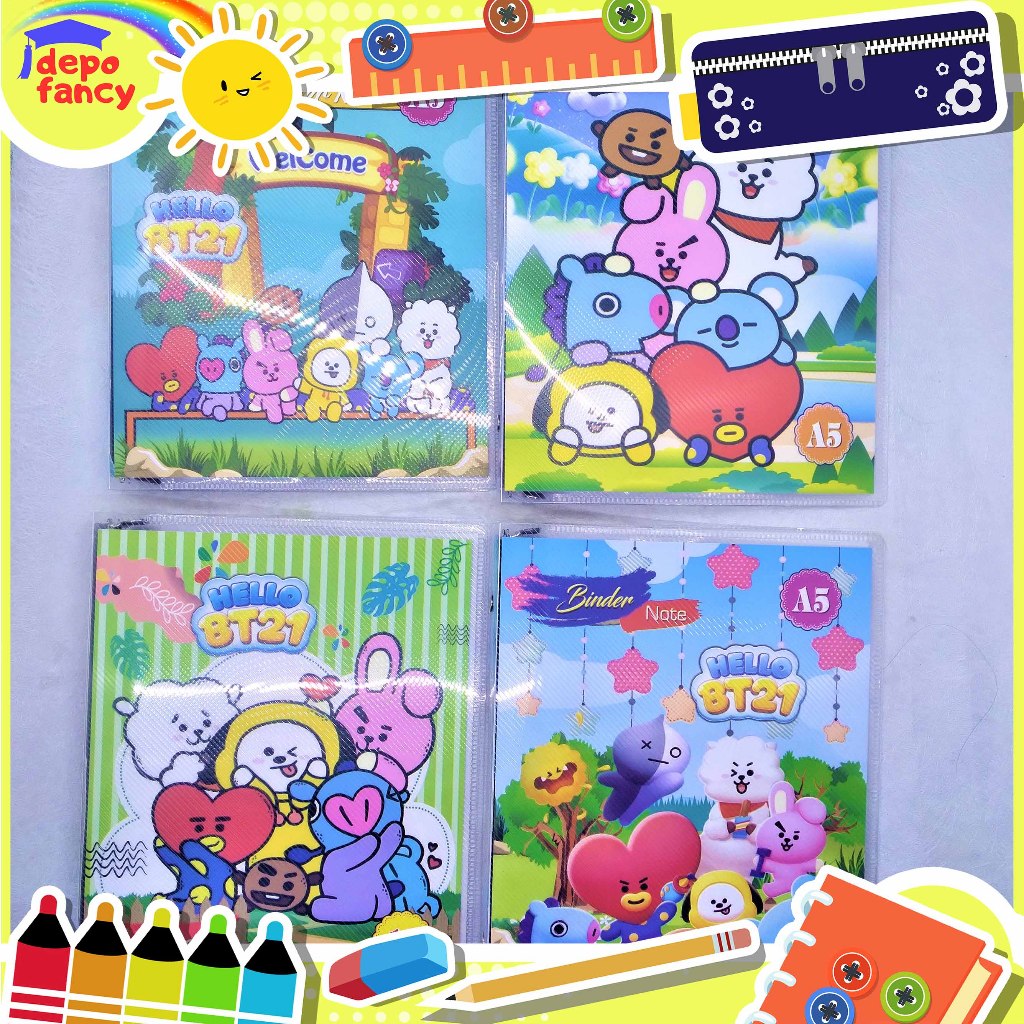 

MAP BINDER A5 / BUKU BINDER / MAP A5 20 RING BESI ANTI KARAT