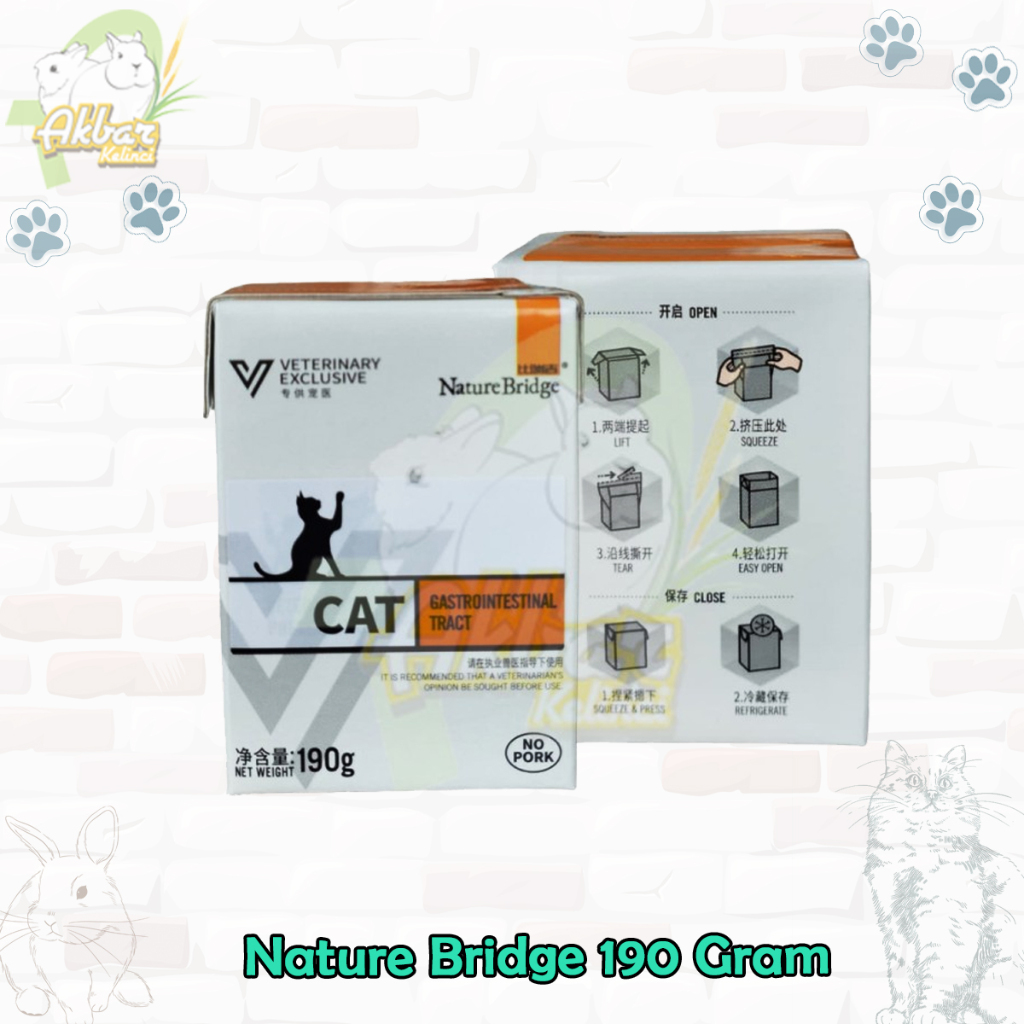 NB Nature Bridge Cat Gastro intestinal Tract wet food 190 gram