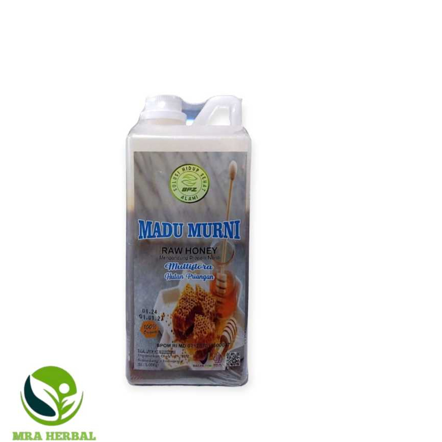 

BPZ Madu Murni Raw Honey | Madu Murni Mengandung Propolis Nano | Madu Murni Multiflora Hutan Priangan - 1000ml