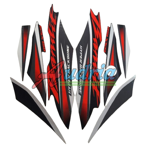 Striping stiker motor suzuki Gsx 150 Bandit 2021 full hitam