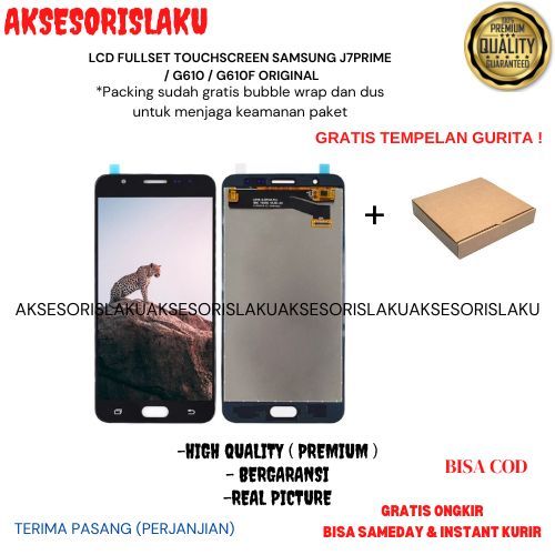 LCD FULLSET TOUCHSCREEN SAMSUNG J7PRIME / G610 / G610F ORIGINAL