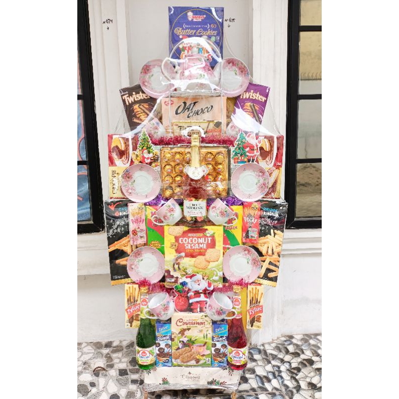 

hampers natal teko cangkir jumbo mix snack