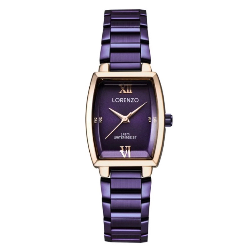jam tangan wanita Lorenzo 7060L ungu