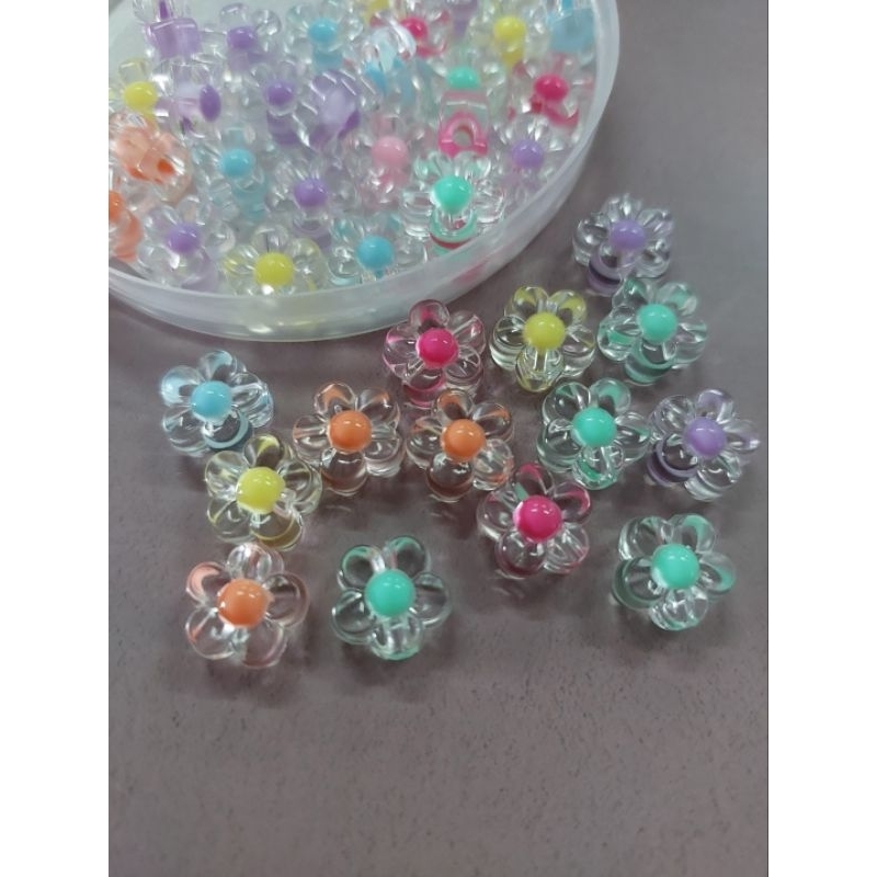 Mote isi / mote akrilik isi / mote korea / mote bentuk 50gr