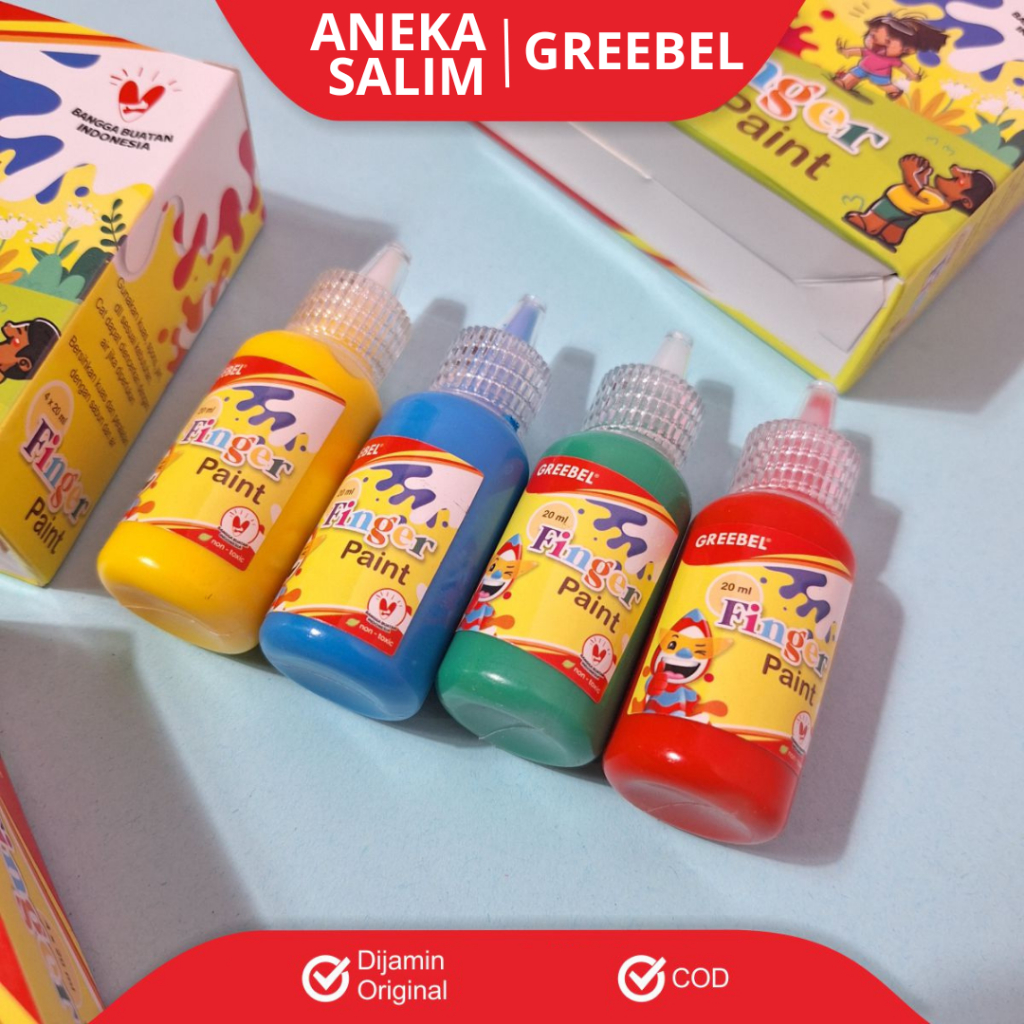 

Anekasalim - Greebel Finger Paint 4 warna 20ml