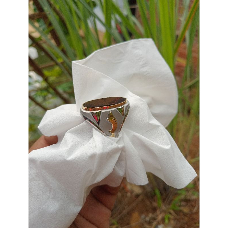 emban ring monel kombinasi doff halus