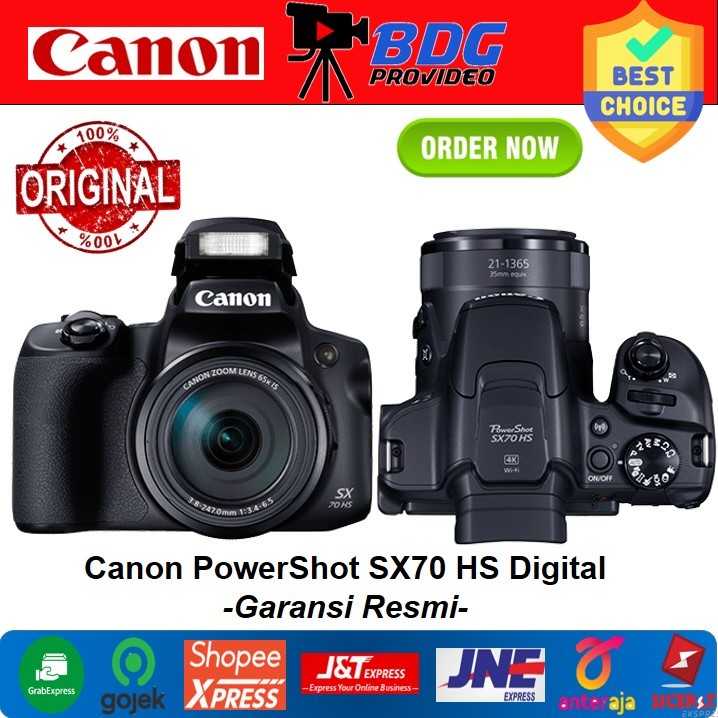 Canon PowerShot SX70 HS Digital / CANON SX 70 HS GARANSI RESMI