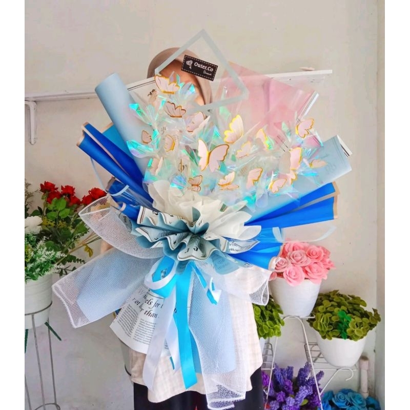 Buket Kupu-kupu/ Buket Kupu/ Buket Wisuda