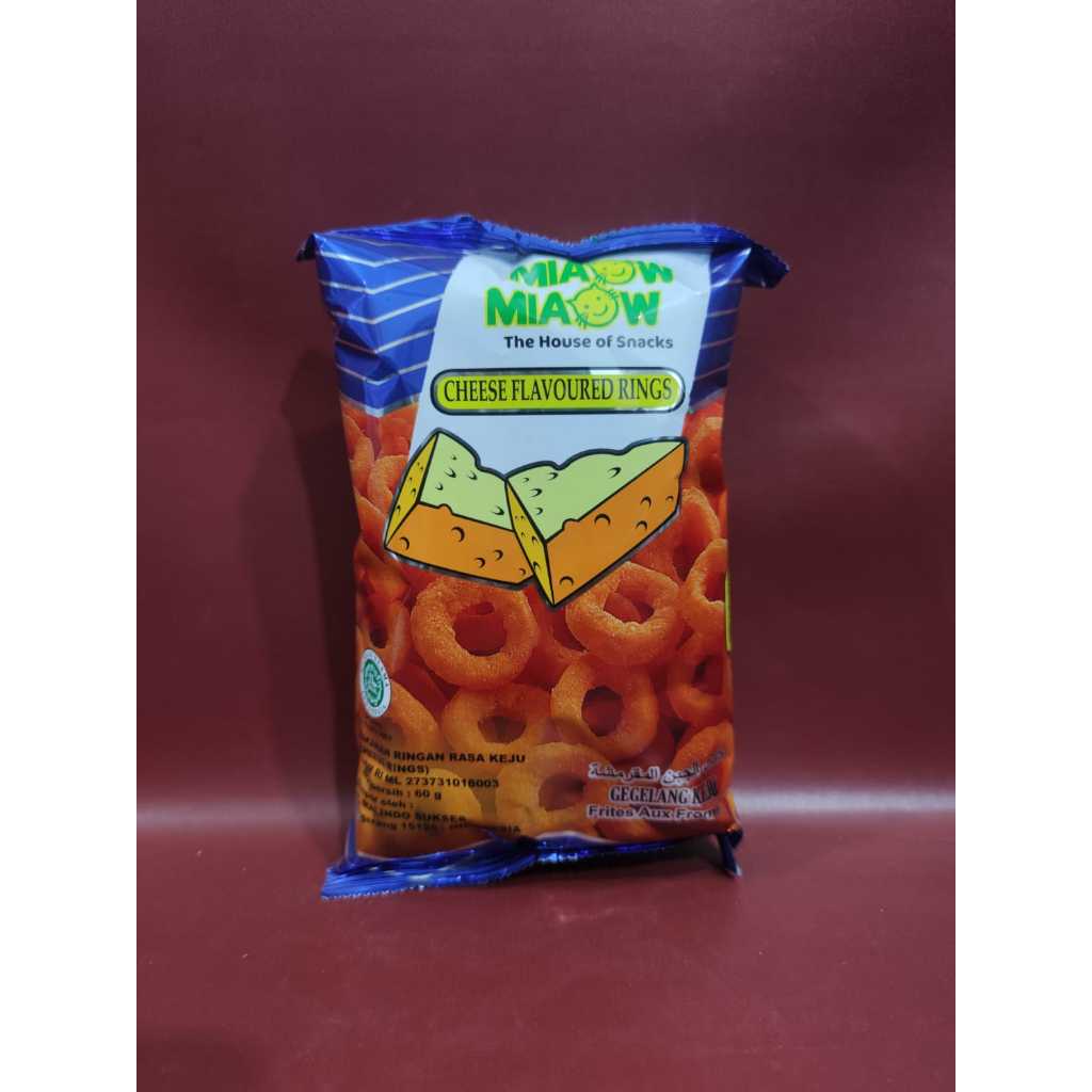 

Miaow Miaow Kerupuk Cheese Flavour 60gr - Makanan Ringan