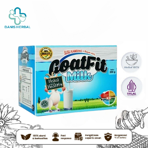 

Susu Kambing Etawa GOATFIT PUTIH SACHET Milk ORIGINAL 10 SACHET / Goat Fit