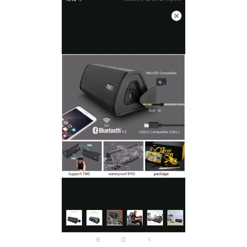 Earphone Wireless Bluetooth  ZNT D09-L TWS Touch Control Headset Audio Hi-Fi Mini Speaker Original