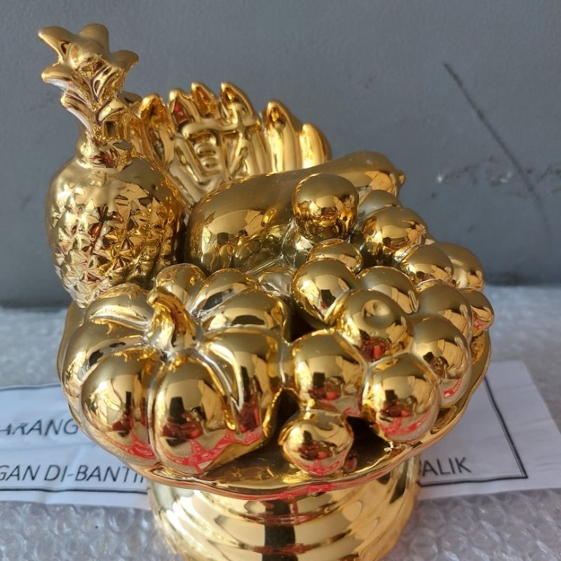 Pajangan  Buah keramik set