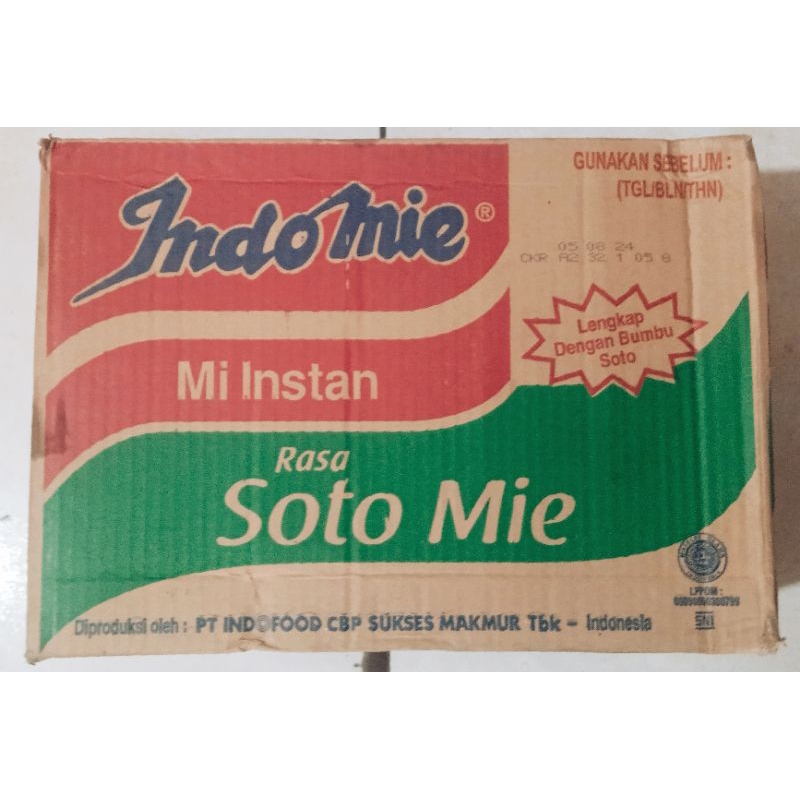 

Indomie Mi Instan Rasa Soto Mie Isi 40 Bungkus