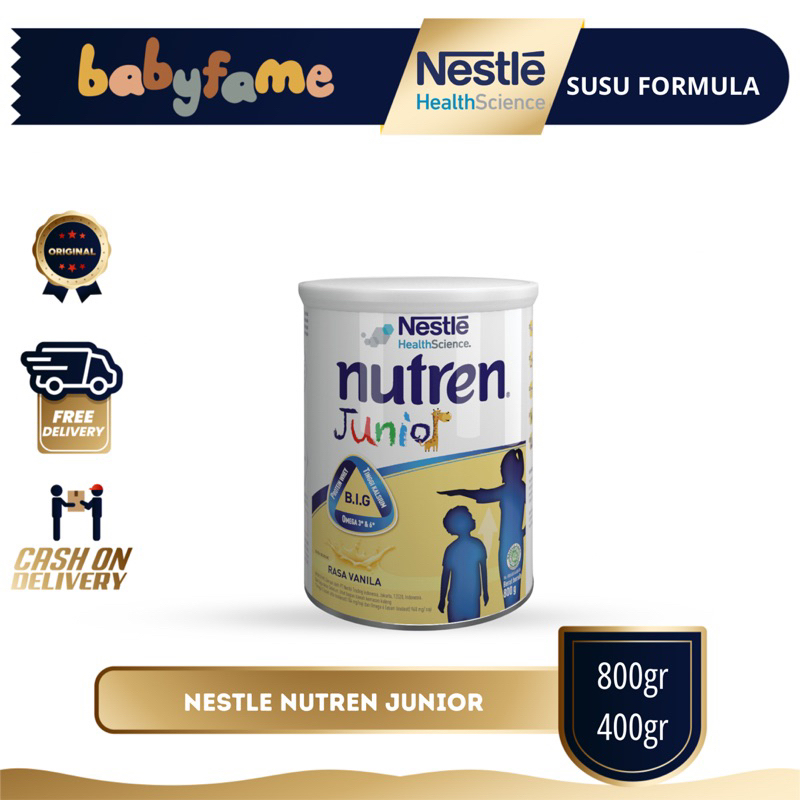 NESTLE NUTREN JUNIOR | 400gr & 800gr | SUSU FORMULA