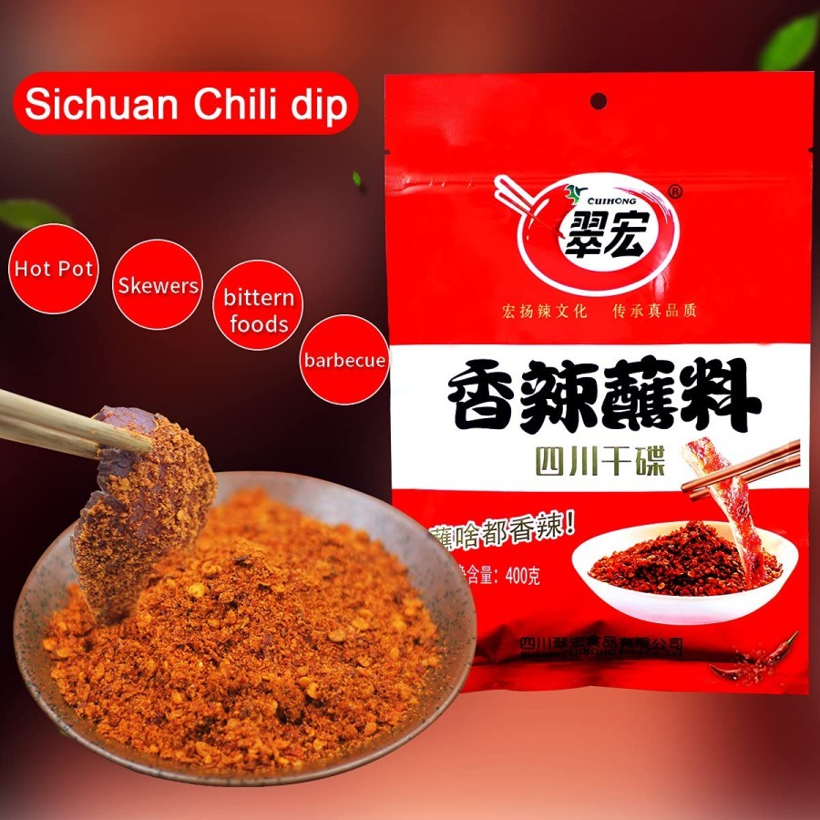 

Cuihong Sichuan Dry Chili Dipping Chili Flakes Cabe Bubuk Tabur Saokao