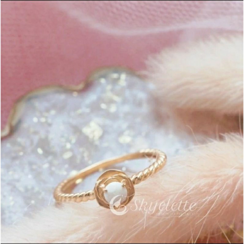 SKYELETTE || Breastmilk Jewelry Kit | Rose Thread Ring | Breastmilk Ring | Cincin ASI - Perhiasan AS