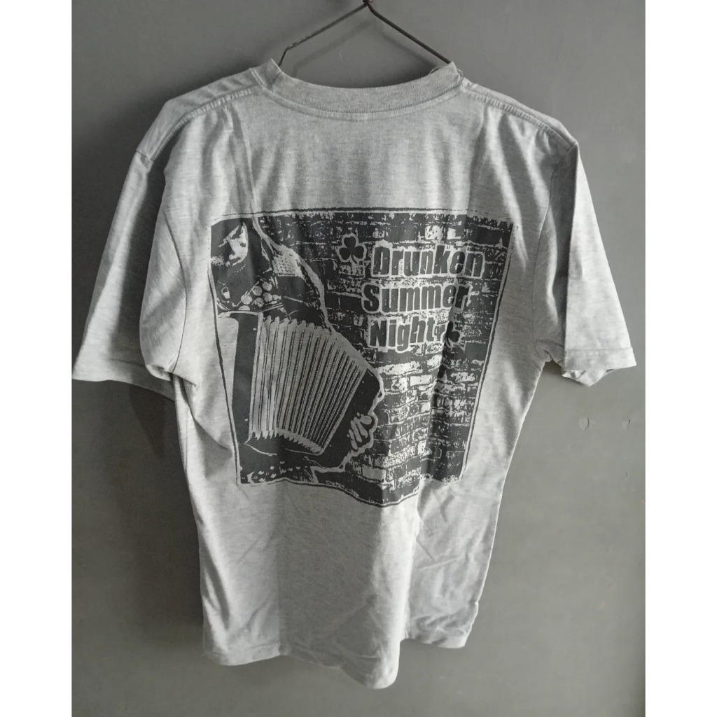 tshirt dirty glass launching album drunken summer night || kaos band celtic punk