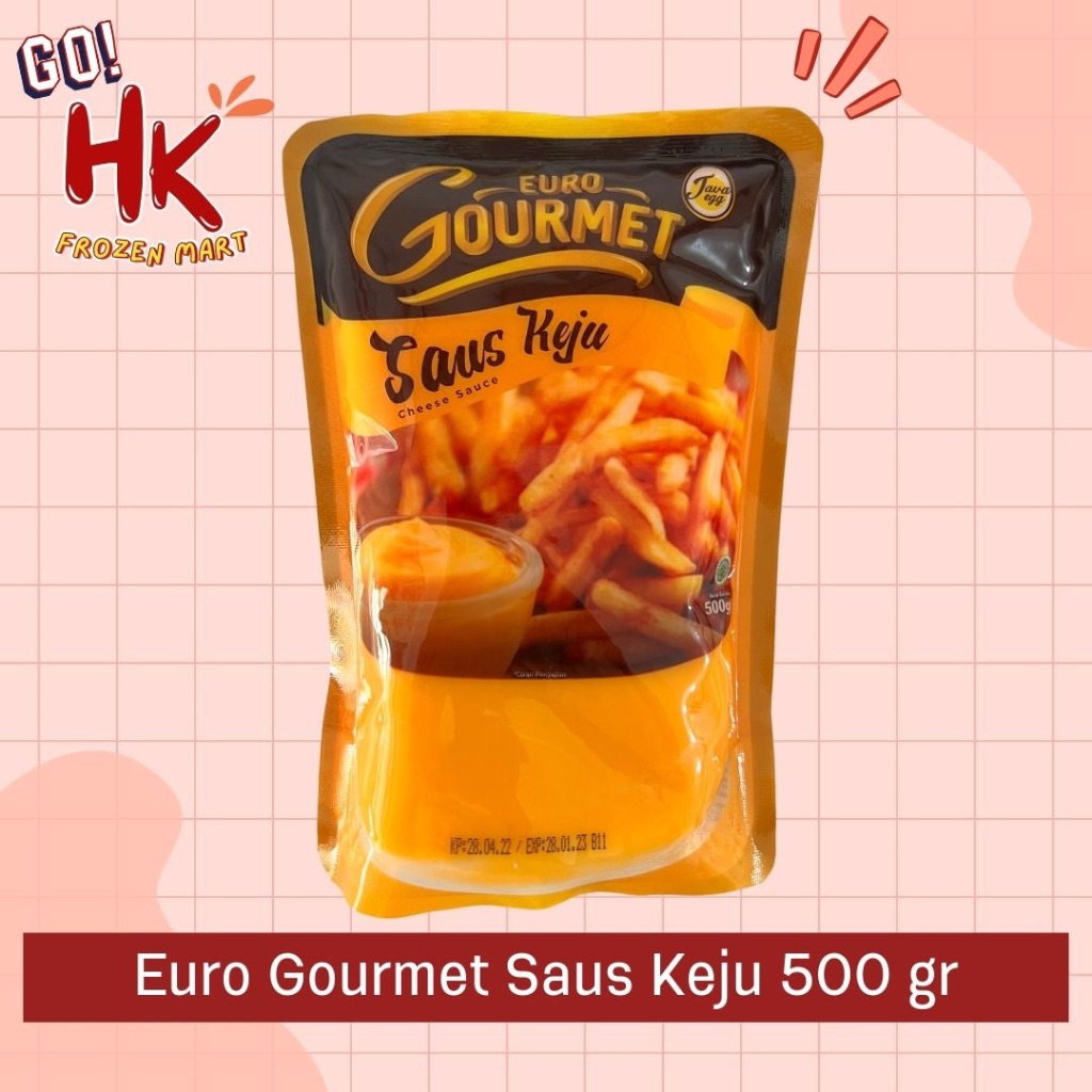 

Euro Gorumet Saus Keju 500gr | cheese sauce richeese ayam goreng mama suka HK Frozen Mart