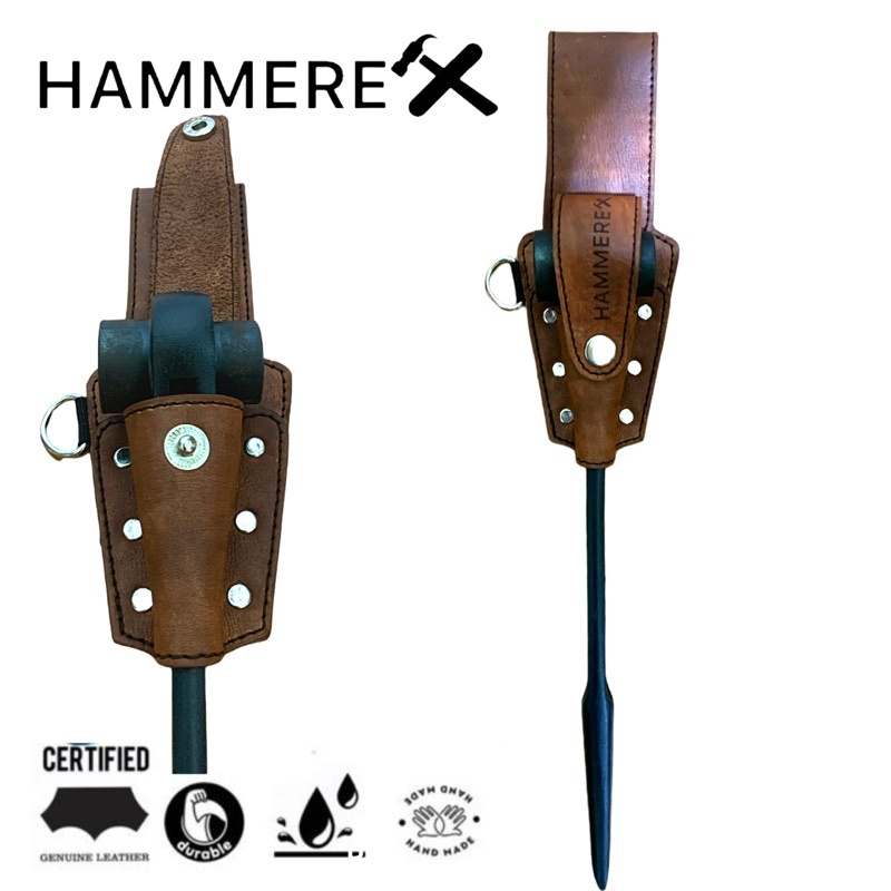 Ratchet Holder, Leather, Scaffolding Ratchet Holder, Alat Scaffolding, Kulit Asli, HX R1