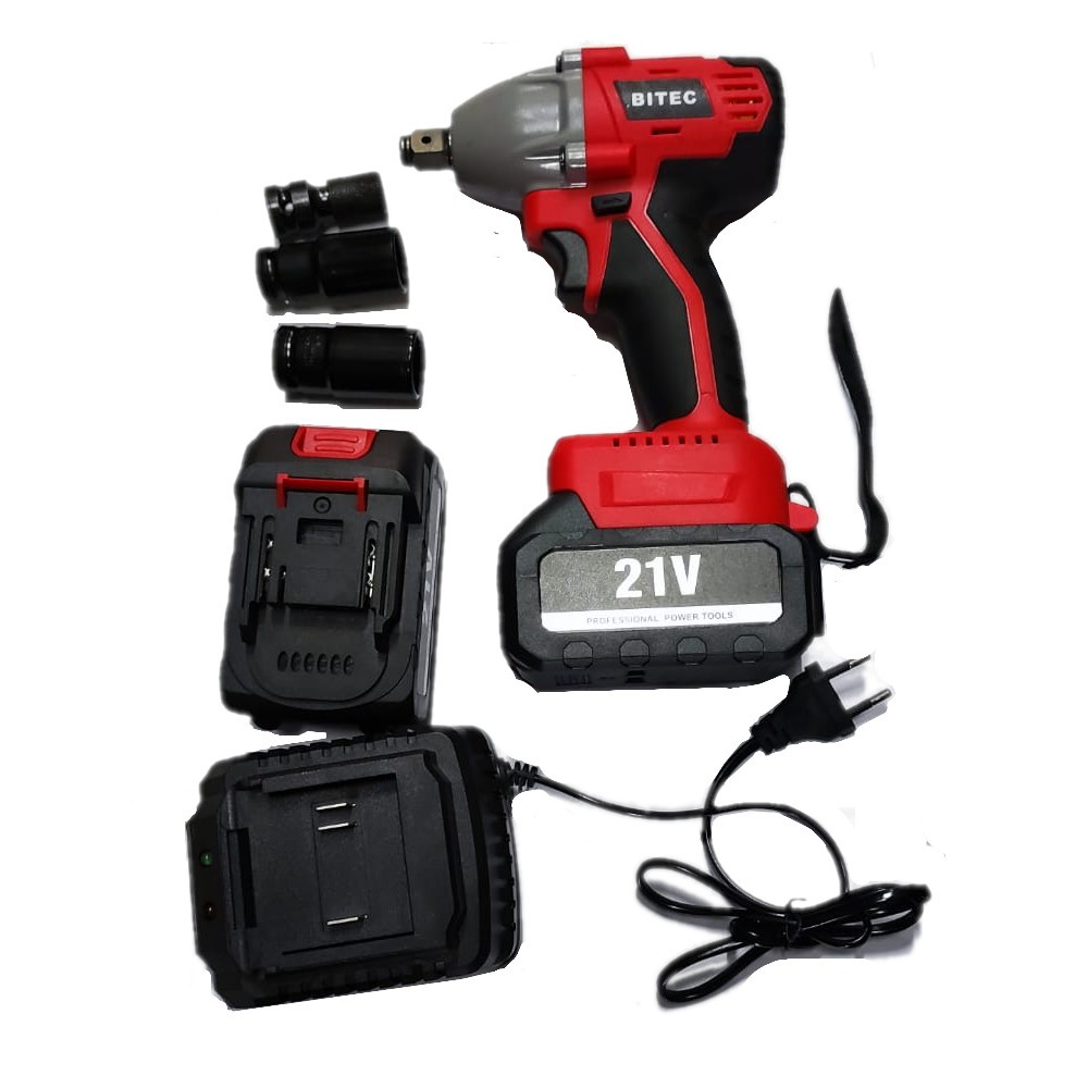 Bitec BIW R3250-NC - 21V Mesin Impact Wrench Baterai