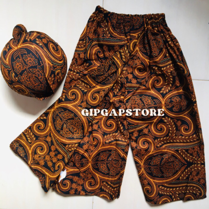 rok wiru anak / rok celana jarik / rok celana instan / rocela batik / rok wiru anak batik usia 0-12t