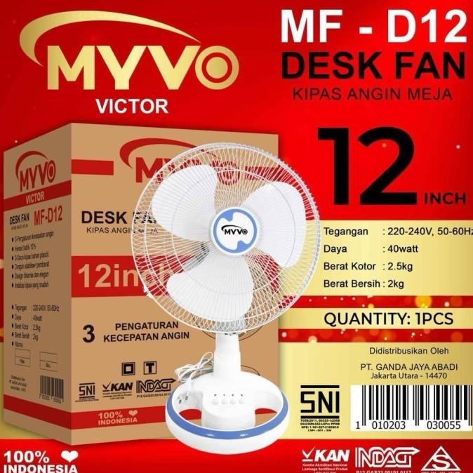KIPAS ANGIN MEJA 12 INCH MYVO MF-D12