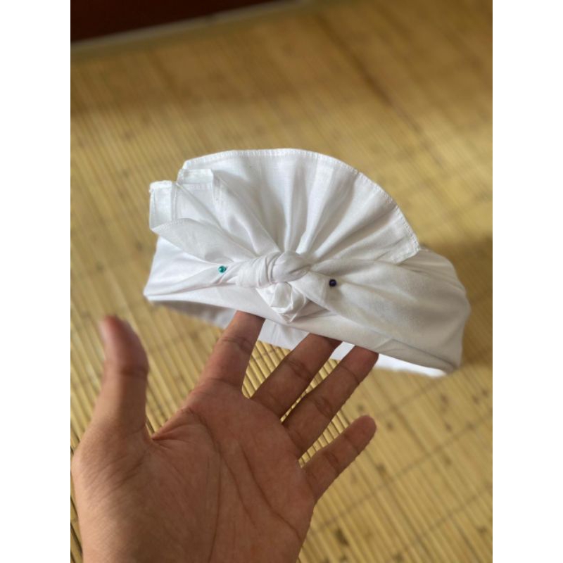 UDENG PUTIH KAIN KATUN HALUSAN JADI / SETENGAH JADI / LEMBARAN