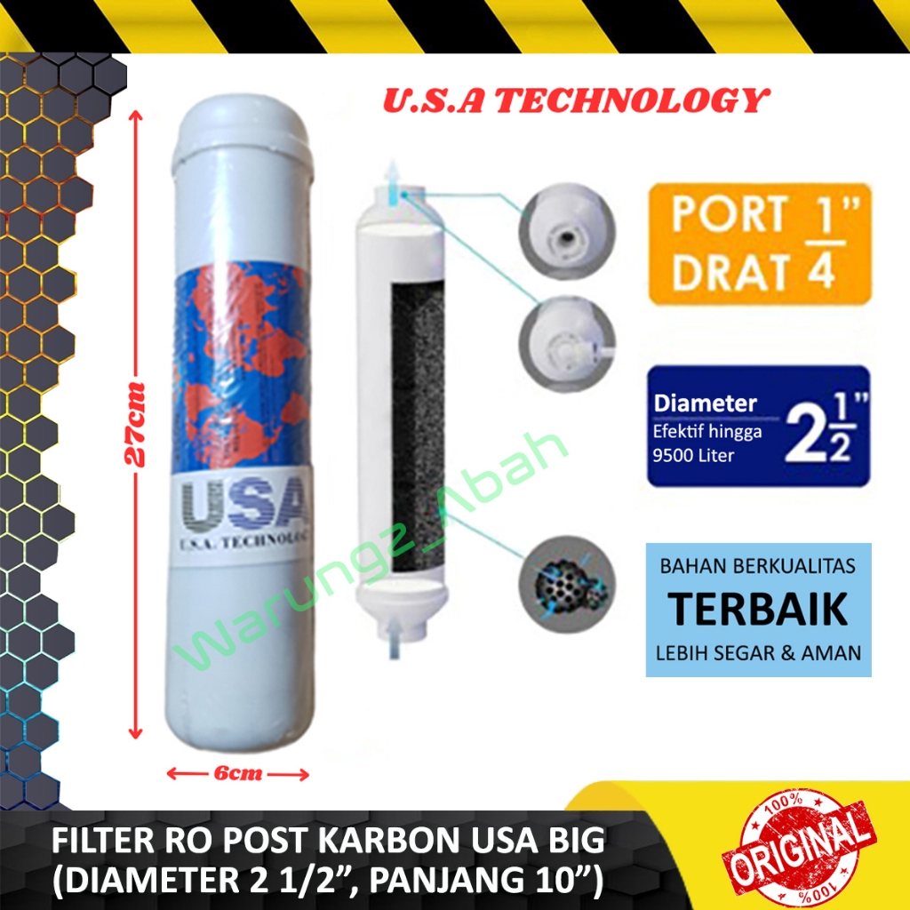 REFILL WATER PURIFIER POS POST CARBON KARBON CARTRIDGE KARTRIDGE KARTRID CATRIDGE FILTER SEDIMEN SAR