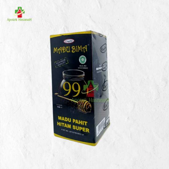 Madu Bima 99 (madu pahit hitam super) 150ml