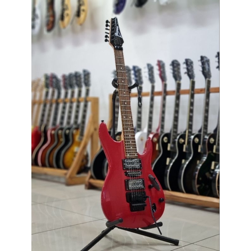 gitar ibanez s series red updown elekrtrik listrik