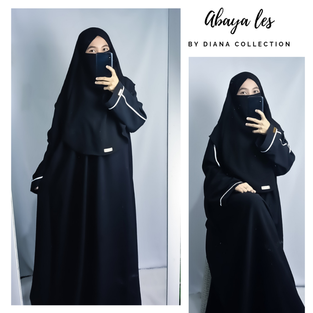 Abaya Hitam/Abaya hitam les/abaya turki/