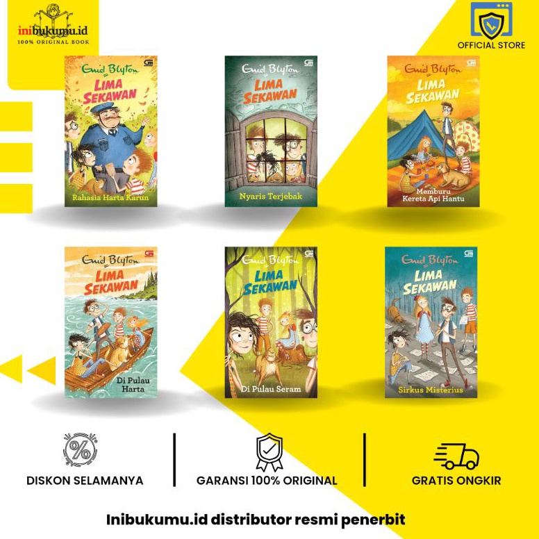 Readystock.. Lima Sekawan (Enid Blyton) terlengkap 77